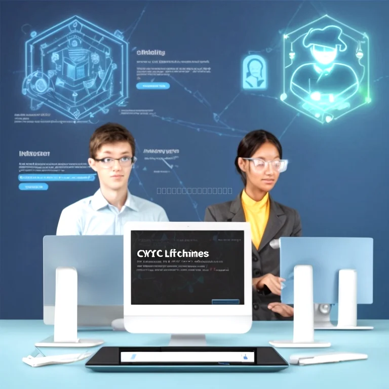 Students learning on computers